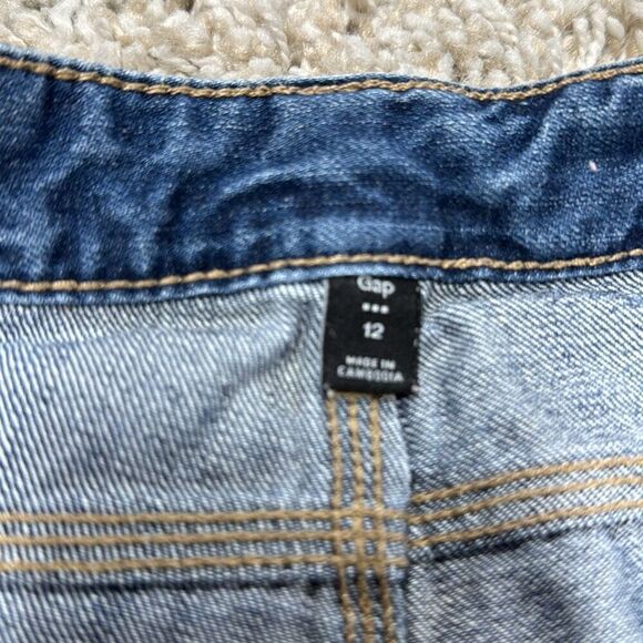 Gap Vintage Denim Cotton Shorts Size 12 - Picture 3 of 6